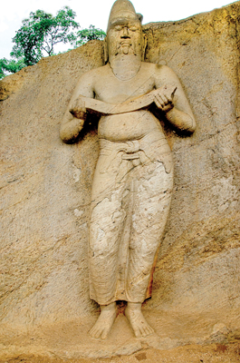 The statue of King Parakramabahu I