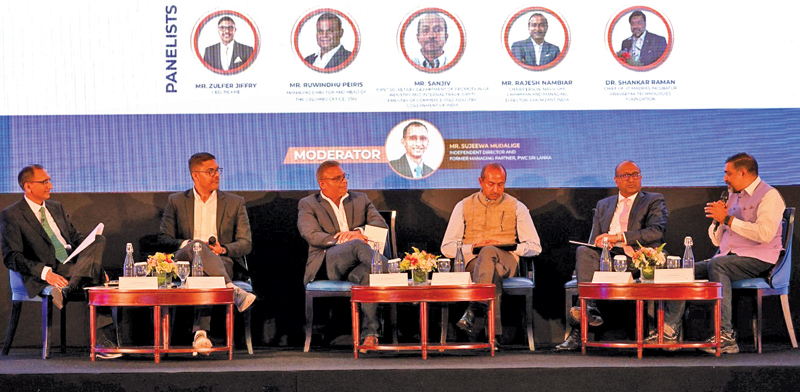 A panel discussion at the conference