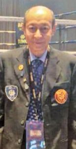 Priantha Malavi was an official during a professional boxing event in Sri Lanka in 2022