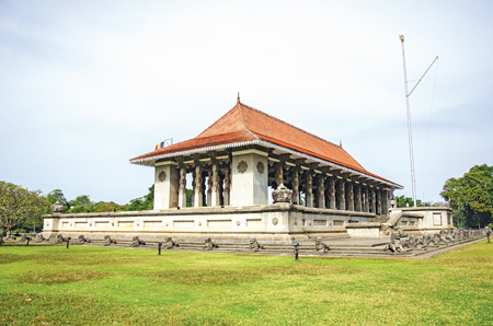 The Independence Commemoration Hall at the IndependenceSquare in Colombo