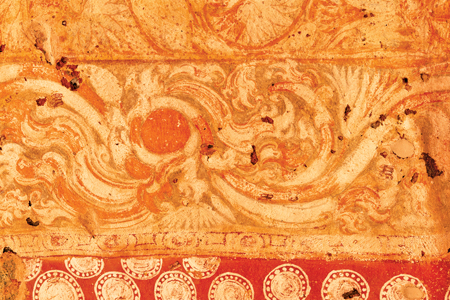 Liya Wel or floral motif border of cave paintings, Mayilla