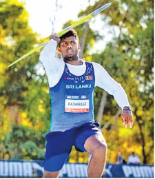 Rumesh Tharanga in action