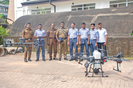 Using drones to detect mosquito breeding grounds