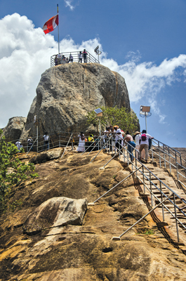 The Mihintale Rock, the ‘Aradhana Gala’