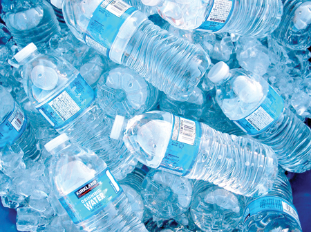 Avoid bottled water