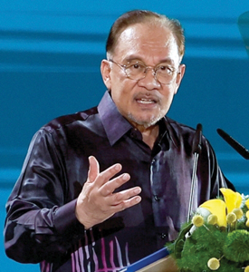 Malaysian Prime Minister Anwar Ibrahim