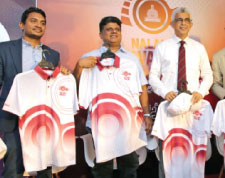 The launch of the Nalanda Walk T-shirt.